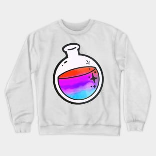 Colourful Round Bottom Flask Chemistry laboratory Crewneck Sweatshirt